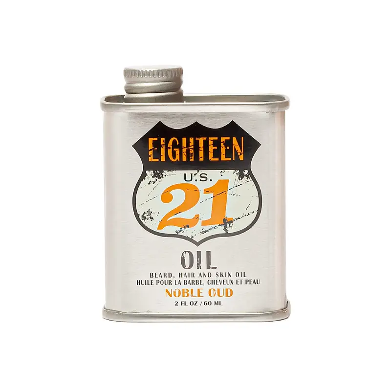 18.21 Man Made Noble Oud - Aceite Multifunción para Barba, Cabello y Piel 60ml