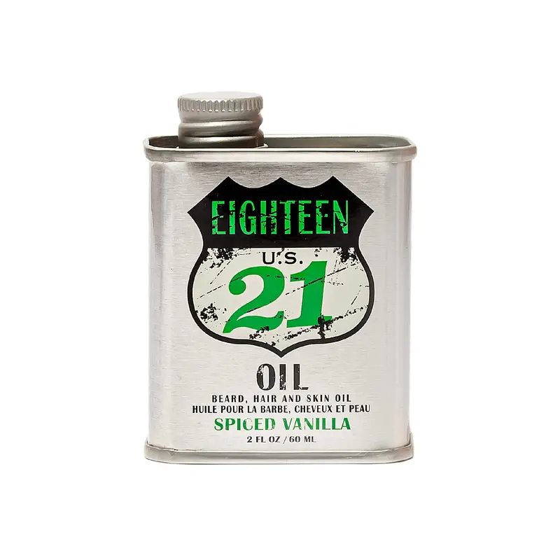 18.21 Man Made Spiced Vanilla - Aceite Bálsamo para Barba, Cabello y Piel 60 ml