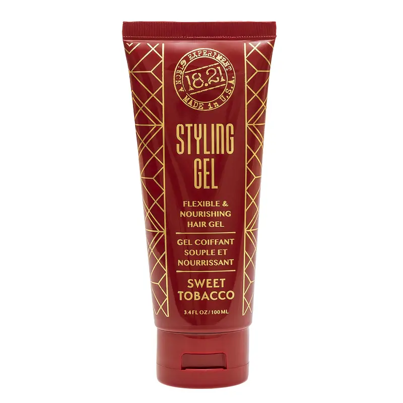 18.21 Man Made Sweet Tobacco Gel de Peinado 100 ml - Fijación Flexible