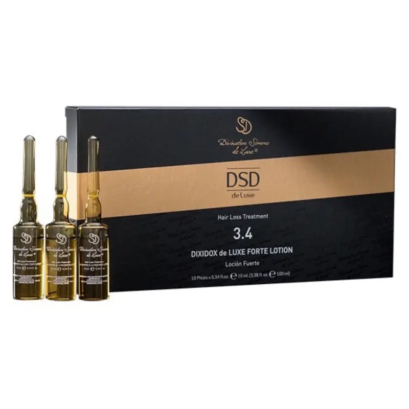 3.4 Dixidox de Luxe Loción Fuerte DSD 10 viales de 10 ml