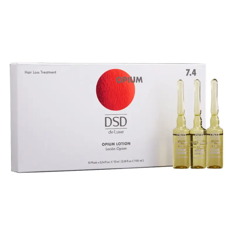 7.4 Loción Opium – Loción capilar revitalizante con ingredientes activos DSD (10 x 10 ml)