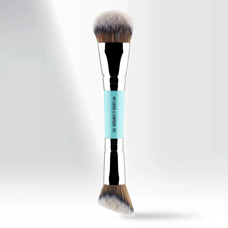 701 - MY COVER & CONTOUR - DUAL ENDED BRUSH - MYKITCO