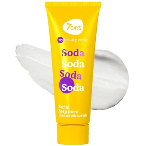 7DAYS Exfoliante Facial con Soda, Zinc y Vitamina C - 80 ml