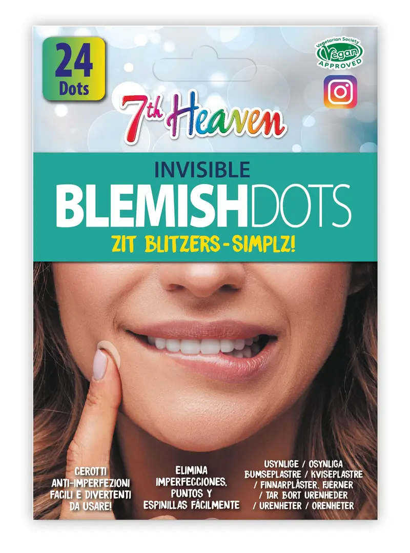 7th Heaven Invisible Blemish Dots - Parches Hidrocoloides 24 unidades