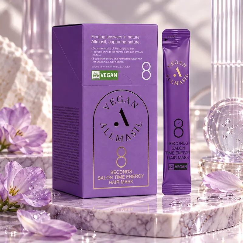 8 SECONDS SALON TIME ENERGY HAIR MASK STICK POUCH 20X8ML + REGALO