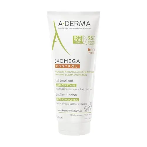 A-Derma Exomega Control Leche Emoliente 200 ml - Piel Atópica y Seca