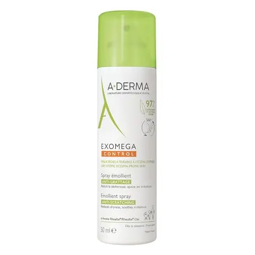 A-DERMA Exomega Control Spray 50ml - Alivio para Piel Seca y Eccema