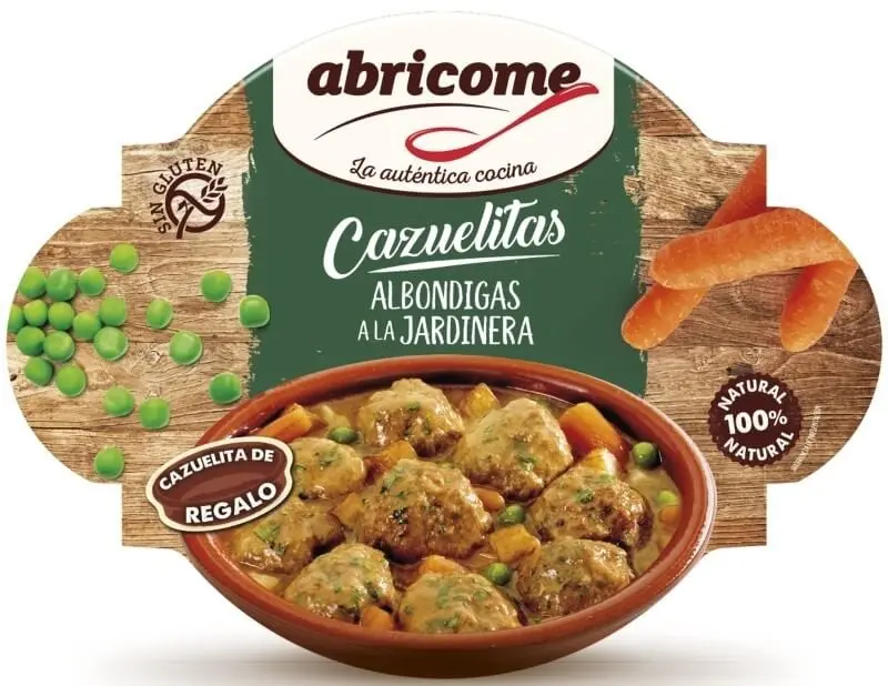 Abricome Cazuelitas Albondigas a la Jardinera 415 gr