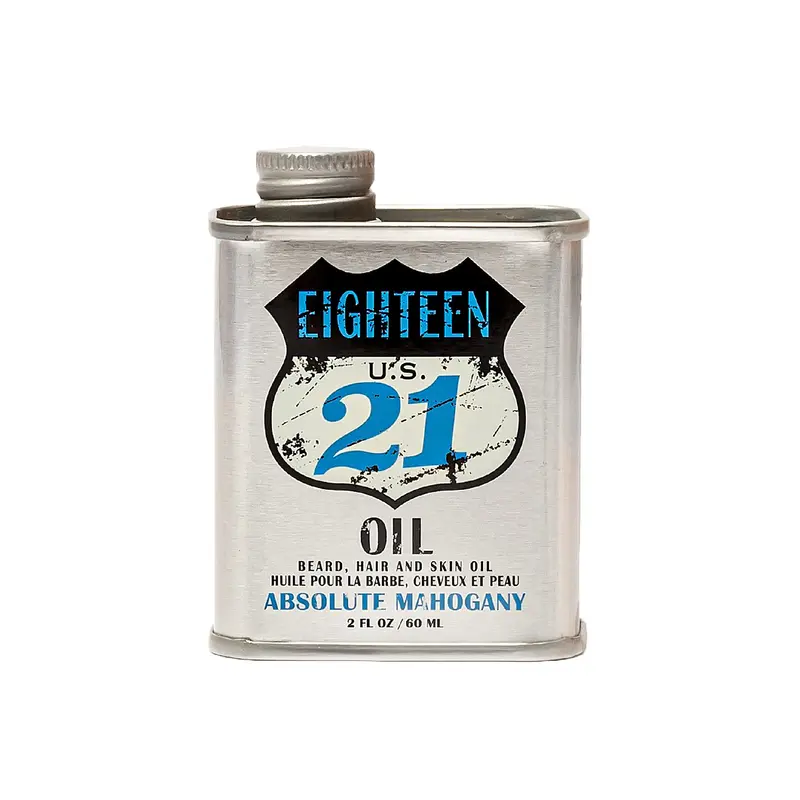 Absolute Mahogany Aceite Premium para Barba, Cabello y Piel 60ml - 18.21 Man Made