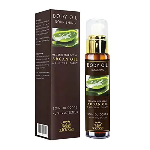 Aceite Corporal Nutritivo Argán, Aloe Vera y Zanahoria 50ml - Diar Argan