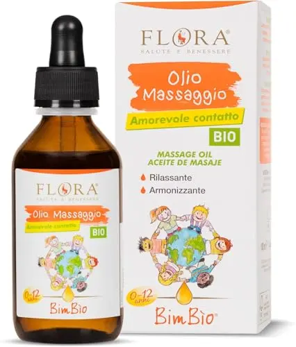 Aceite de Masaje Infantil Flora 100 ml - Relaja, Armoniza e Hidrata
