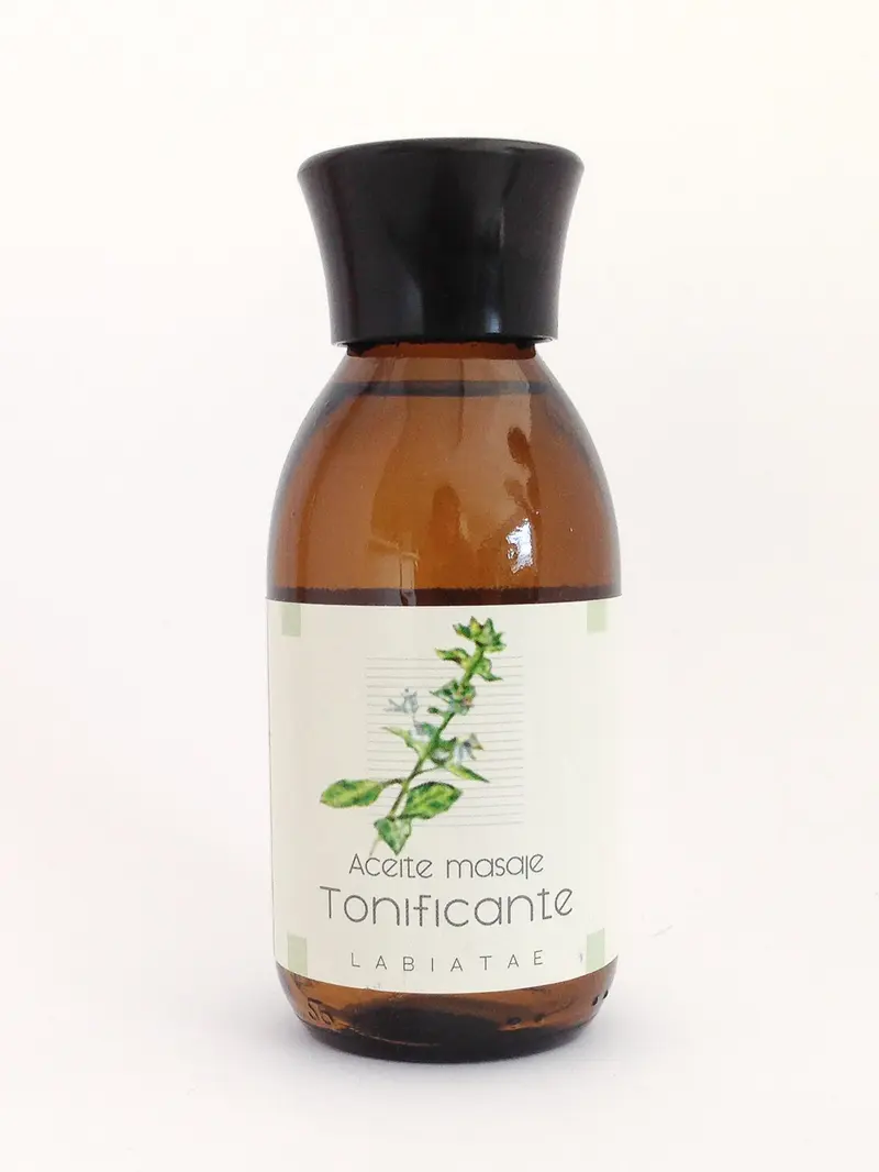 Aceite de Masaje Tonificante Labiatae - Almendras, Romero y Espliego Ecológico 125 ml