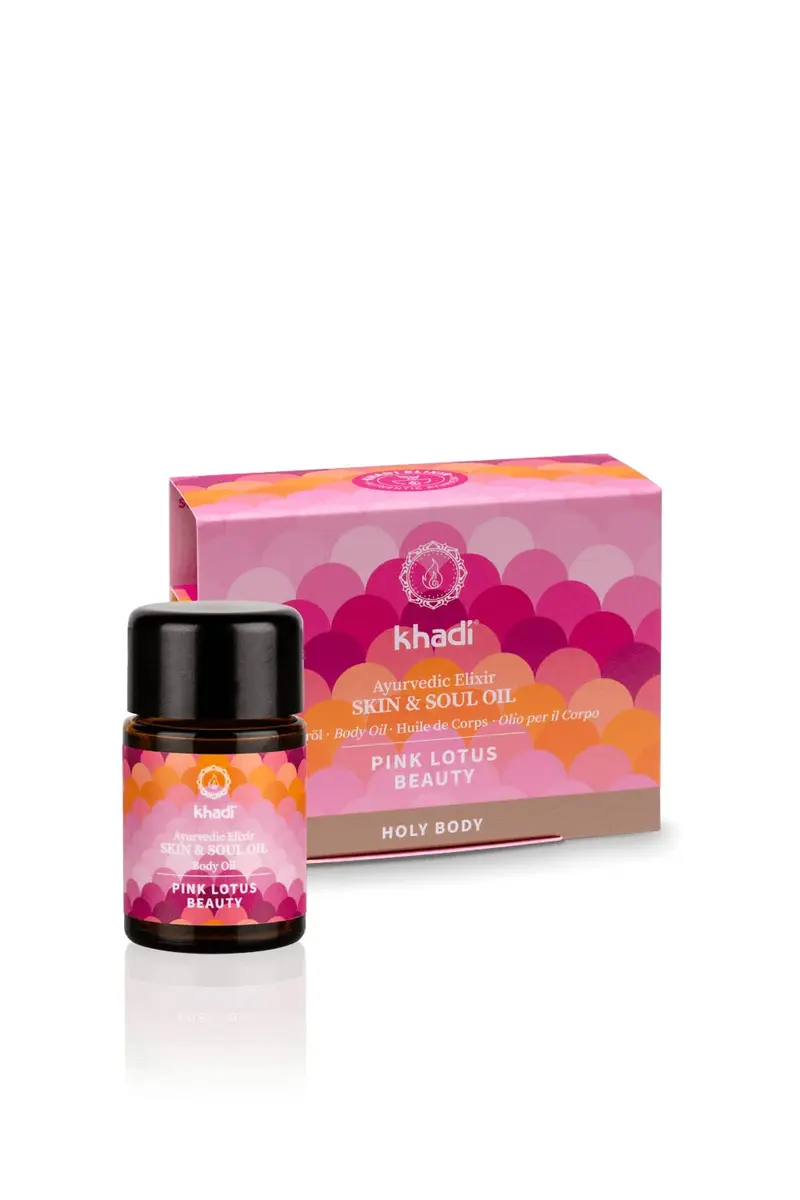 Aceite Elixir Ayurveda Loto Rosado Equilibrio 10 ml - Khadi