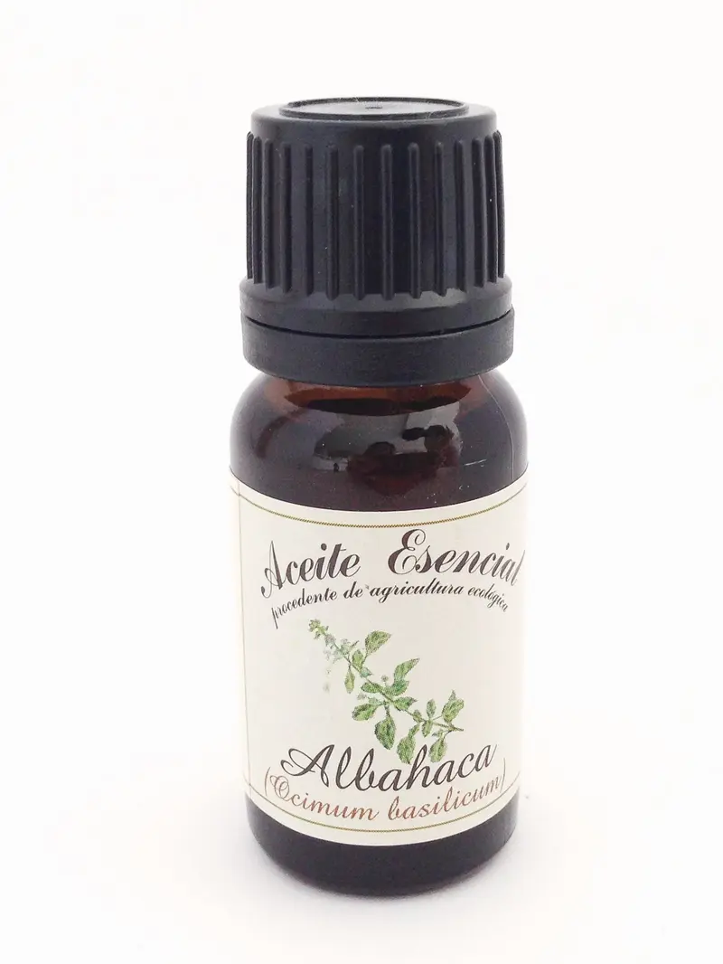 Aceite Esencial de Albahaca Ecológico 12ml - Labiatae