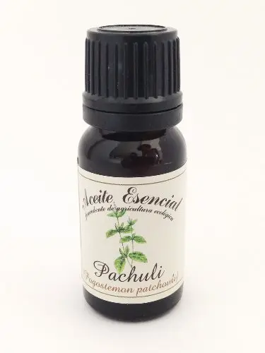 Aceite Esencial Ecológico de Pachuli 12ml - Pogostemon cablin Certificado CAAE