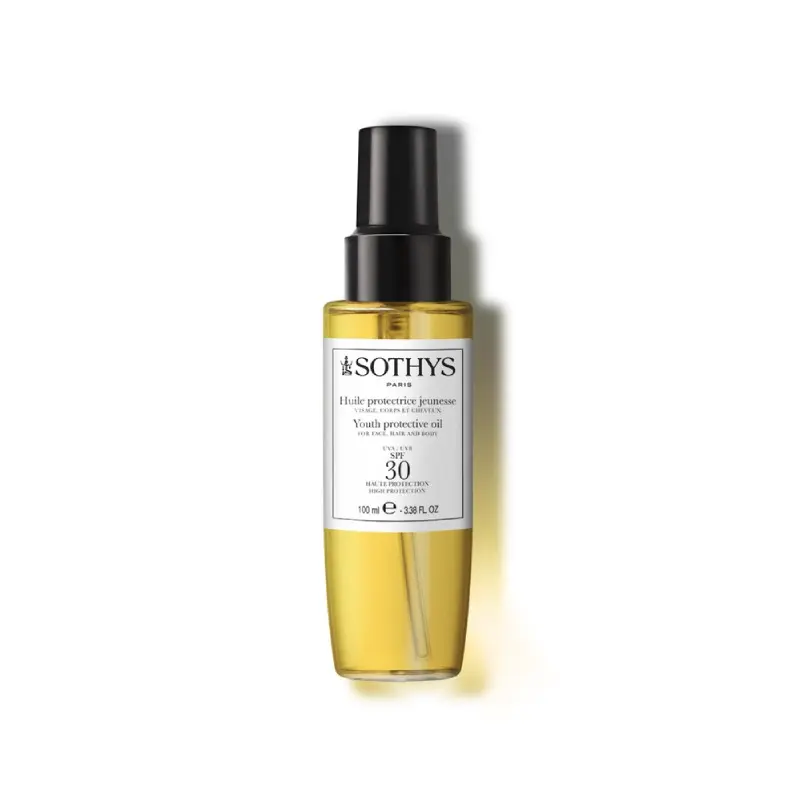 Aceite Protector Jeunesse SPF30 Rostro, Cuerpo y Cabello Sothys