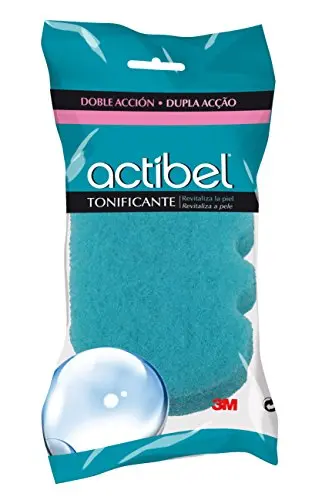 Actibel Doble Acción Tonificante - Lote 3 piezas (2 esponjas + chanclas)