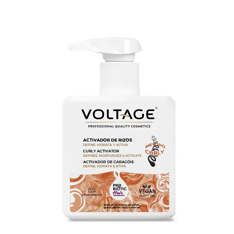 Activador de Rizos, metodo Curly, Voltage Cosmetics 500ml