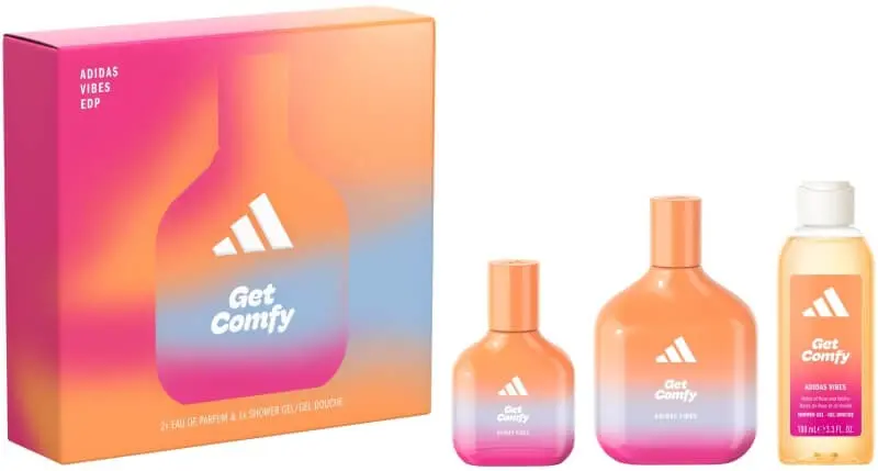 Adidas Estuche Get Comfy 2 x EAU de Parfum 100Ml y Mini + Gel Douche