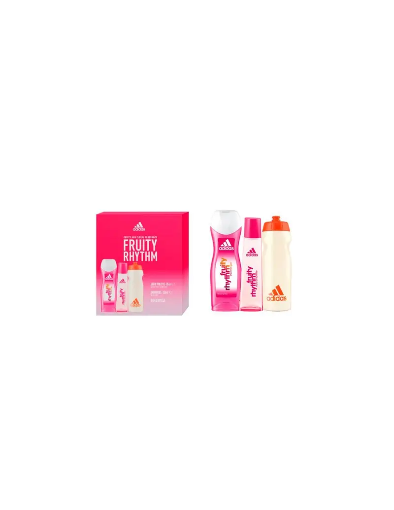 Adidas Fruity Rhythm EDT Spray 75 ml - Set Completo con Gel de Ducha