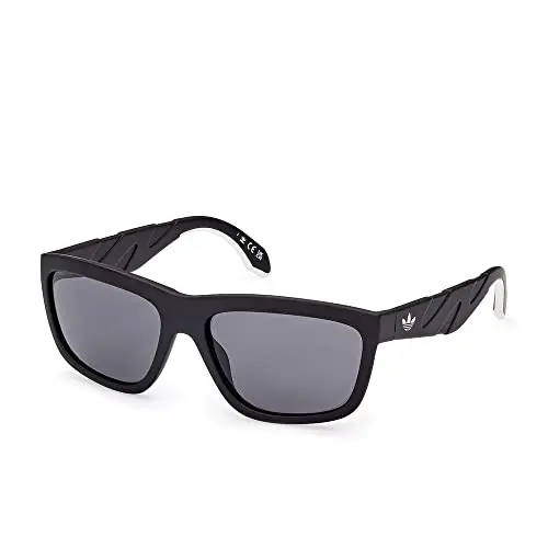 Adidas Originals OR0094 Gafas de Sol Rectangulares Matte Black