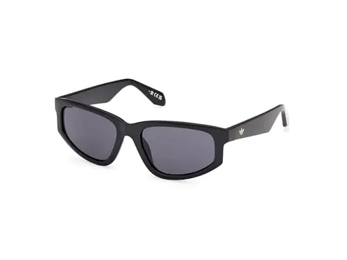 Adidas Originals OR0107 Gafas de Sol Mujer Forma Gato Negro Brillante