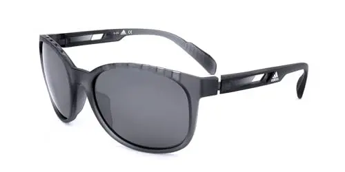Adidas SP0011 Gafas de Sol Unisex Polarizadas - Lentes Gris Ahumado 58mm