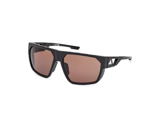 Adidas SP0097 Gafas de Sol Retro Negro Mate para Hombre