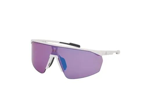Adidas Sport SP0075 Gafas de Sol Montura al Aire Matte White Hombre