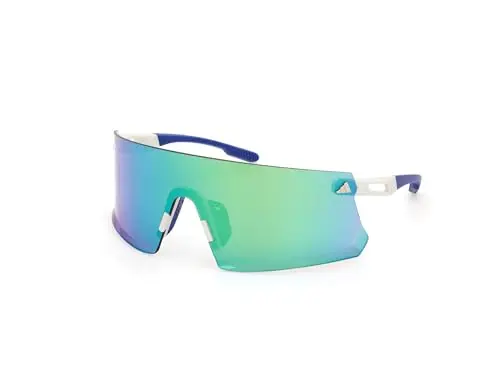 Adidas Sport SP0090 Gafas de Sol Deportivas Unisex Blanco Mate