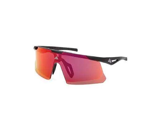 Adidas Sport SP0107 Gafas de Sol Deportivas Unisex Montura Pasta Negro