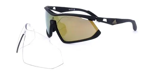 Adidas Sport Sunglasses SP0055 Matte Black - Gafas de Sol Unisex con Lentes Fotocromáticas