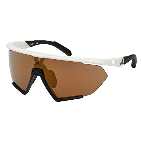 Adidas Sport Sunglasses SP0071 - Gafas de Sol Deportivas Blancas para Hombre
