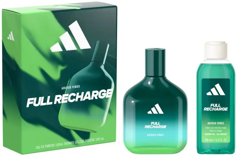 Adidas Vibes Full Recharge Estuche Eau de Parfum 100 ml + Gel de Ducha 100 ml