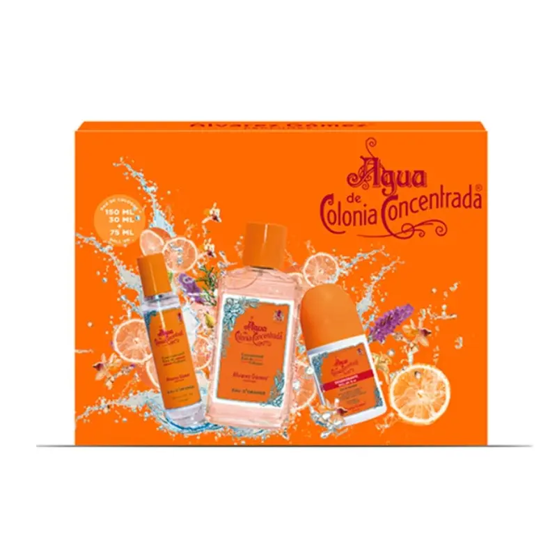 Agua de Colonia Concentrada D'Orange Álvarez Gómez Lote 3 Piezas