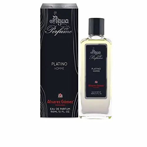 Agua de Perfume Platinio Alvarez Gomez 150 ml - Fragancia Fresca para Hombre
