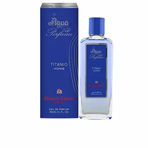 Agua de Perfume Titanio Álvarez Gómez 150 ml - Fragancia Masculina