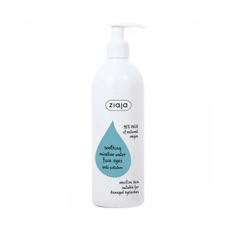 Agua micelar Calmante para rostro y ojos 390 ml - Ziaja