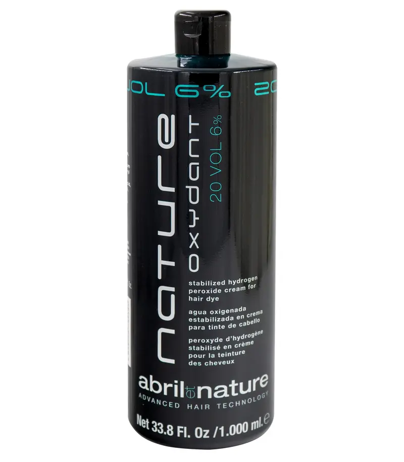 Agua Oxigenada NatureOxy Plex 20 Vol 6% - Crema Oxidante para Tinte Capilar 1000ml