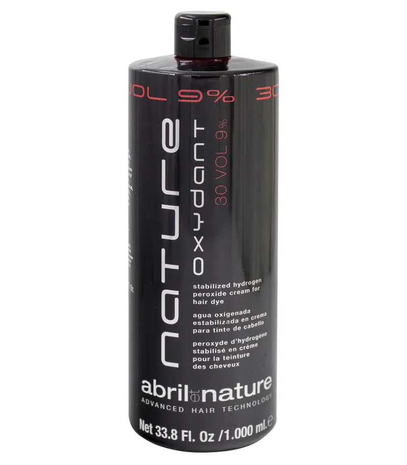 Agua Oxigenada NatureOxy Plex 30 Vol - Oxidante Profesional 9% para Tinte Capilar 1000ml