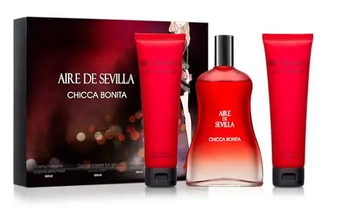 Aire de Sevilla Chicca Bonita Lote 3 pz - Colonia, Gel y Crema 100ml