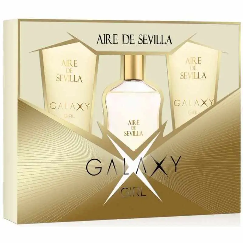 Aire De Sevilla Estuche Galaxy Vapo 150 Ml + Gel De Baño + Crema Corporal
