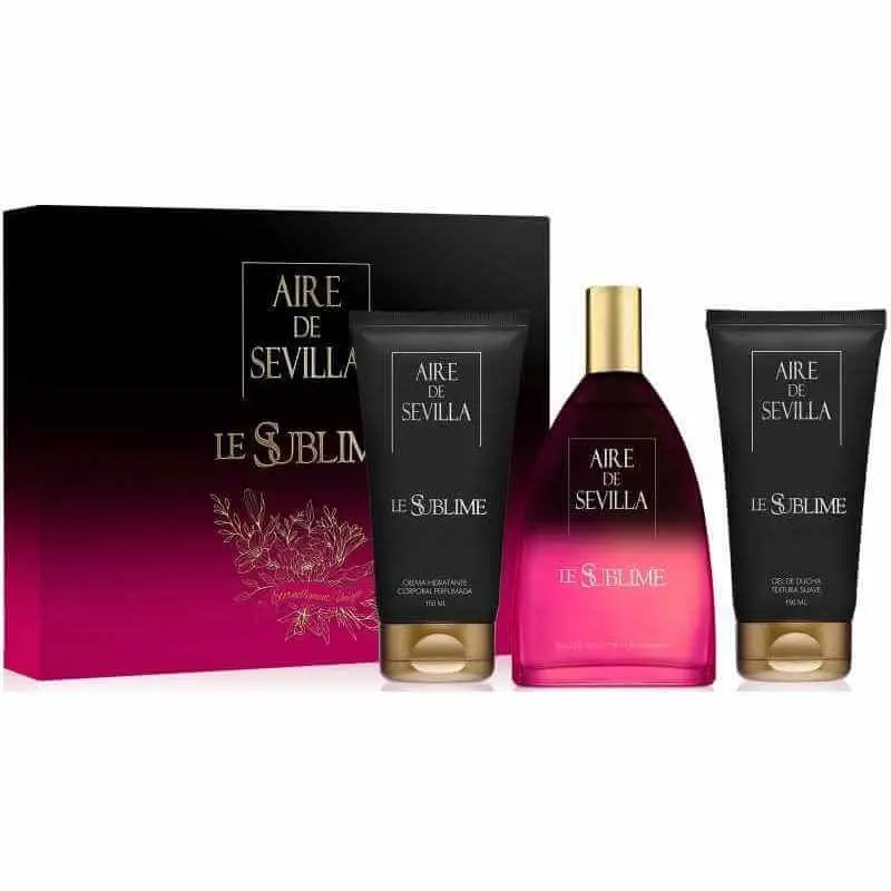 Aire De Sevilla Estuche Le Sublime Vapo 150 Ml+ Crema Hidratante + Gel De Baño