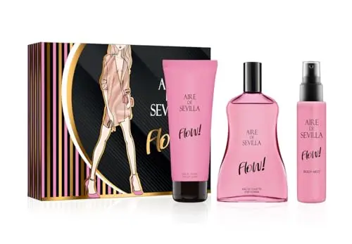 Aire de Sevilla Flow! Estuche 3 piezas - Colonia, Body Mist y Gel