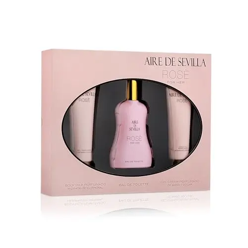 Aire de Sevilla Rosé Lote 3 Piezas - Eau de Toilette Floral