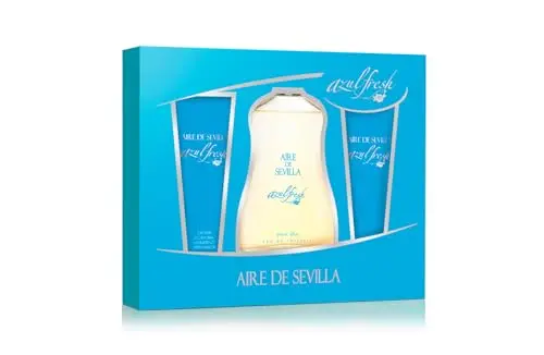 Aire de Sevilla Set Azul Fresh - Eau de Toilette, Crema Hidratante y Gel Exfoliante
