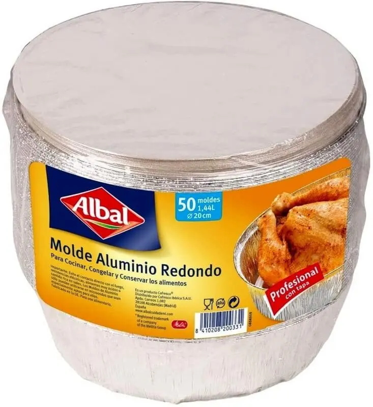 Albal Envase Aluminio Pollo + Tapad 50 Und