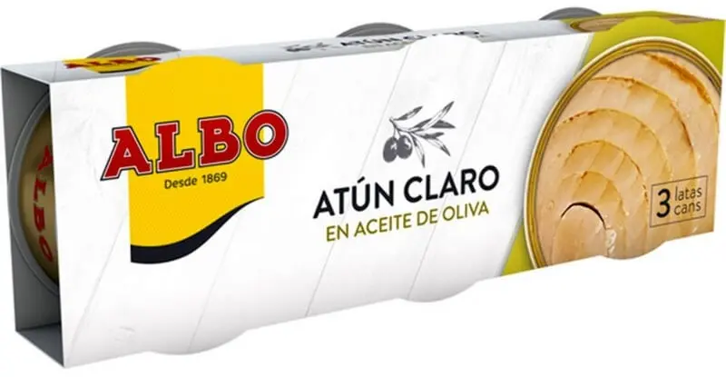 Albo Atún Claro en Aceite de Oliva RO-100 Pack 3