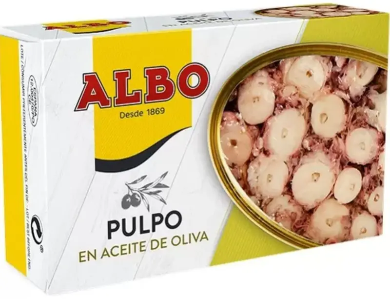 Albo Pulpo en Aceite de Oliva Ol-116