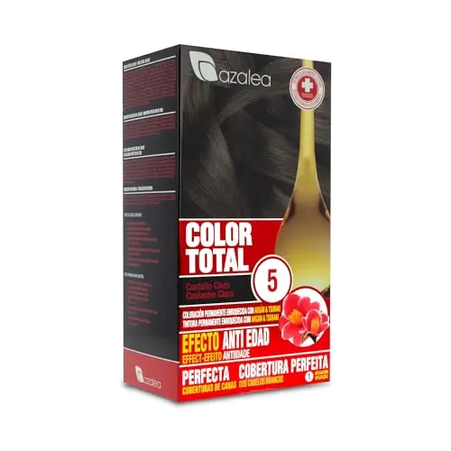 ALEA Tinte Permanente Castaño Claro Nº5 - Cobertura Total de Canas